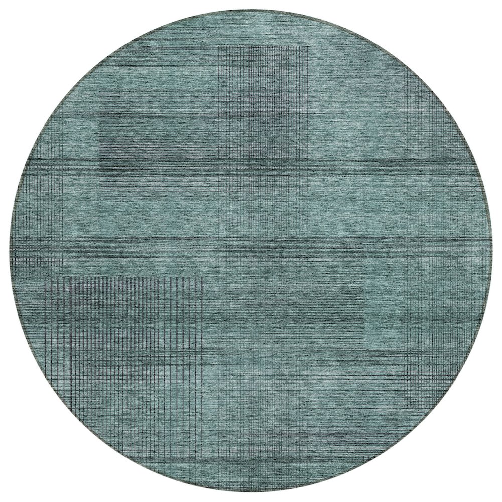 Chantille ACN820 Teal 8' x 8' Rug. Picture 1