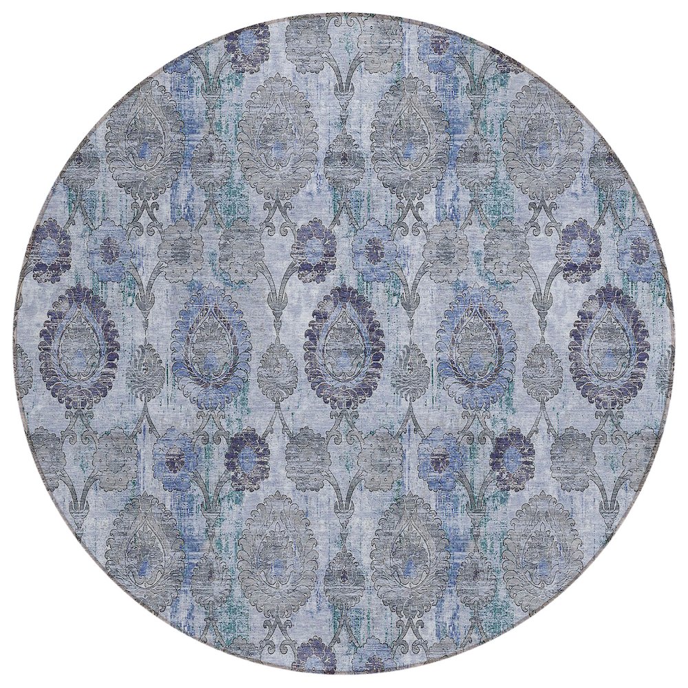 Chantille ACN821 Blue 8' x 8' Rug. Picture 1