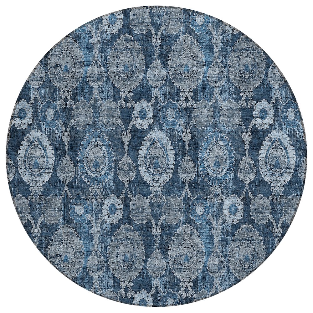 Chantille ACN821 Blue 8' x 8' Rug. Picture 1