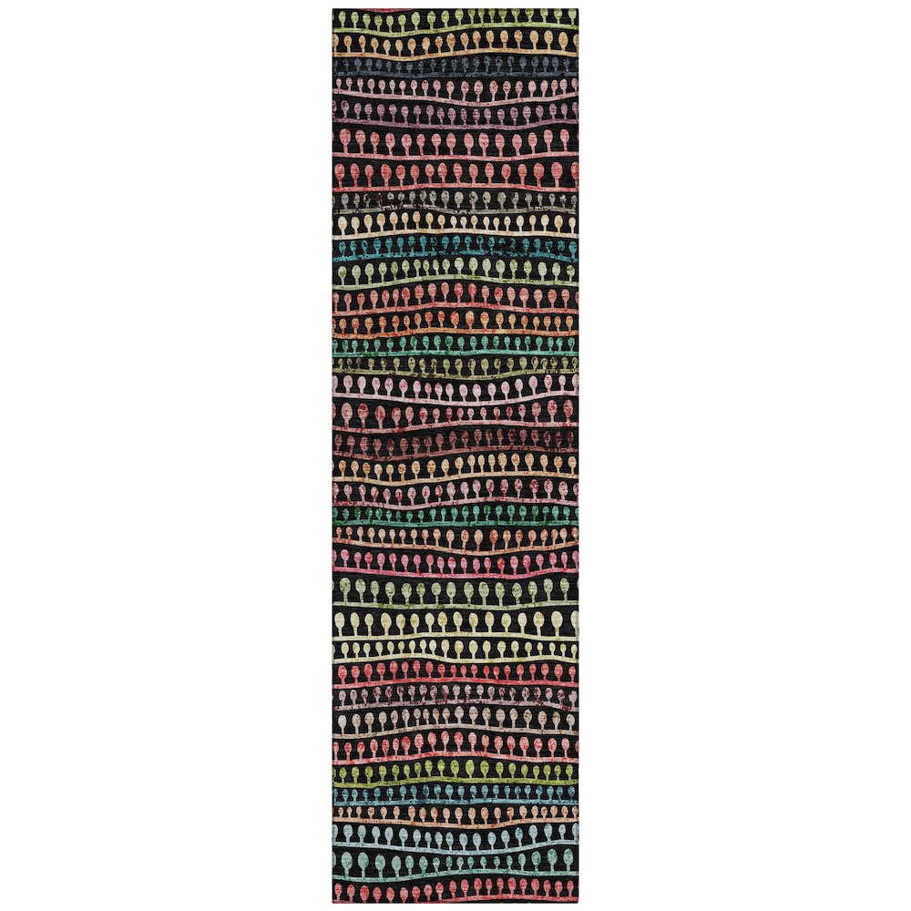 Chantille ACN823 Black 2'3" x 7'6" Rug. Picture 1