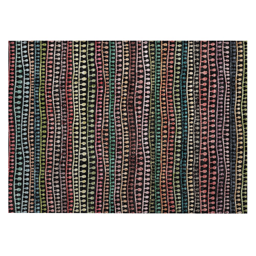 Chantille ACN823 Black 1'8" x 2'6" Rug. Picture 1