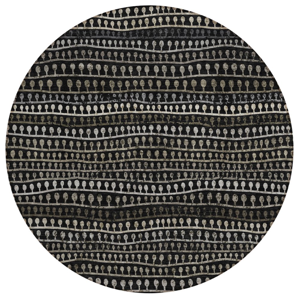 Chantille ACN823 Brown 8' x 8' Rug. Picture 1