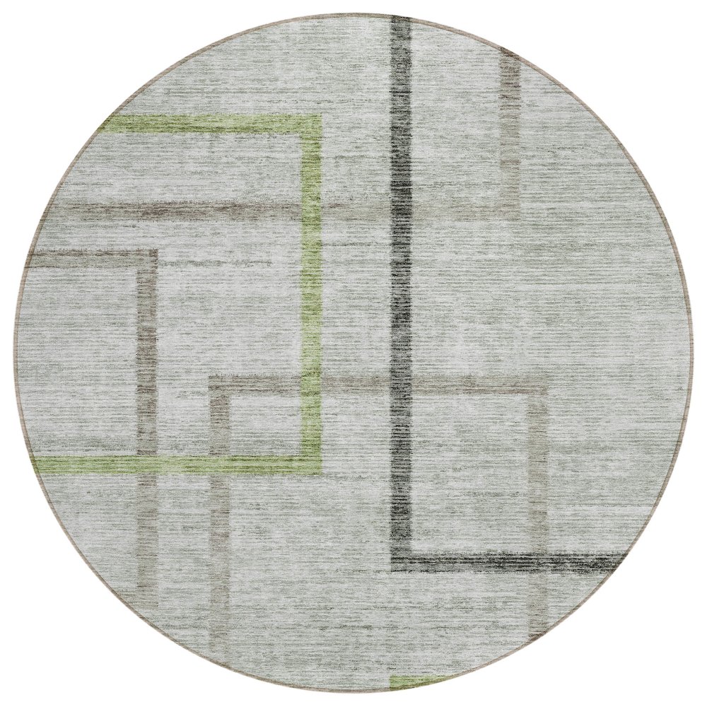 Chantille ACN826 Green 8' x 8' Rug. Picture 1