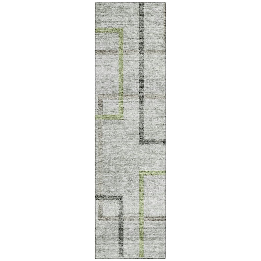 Chantille ACN826 Green 2'3" x 7'6" Rug. Picture 1