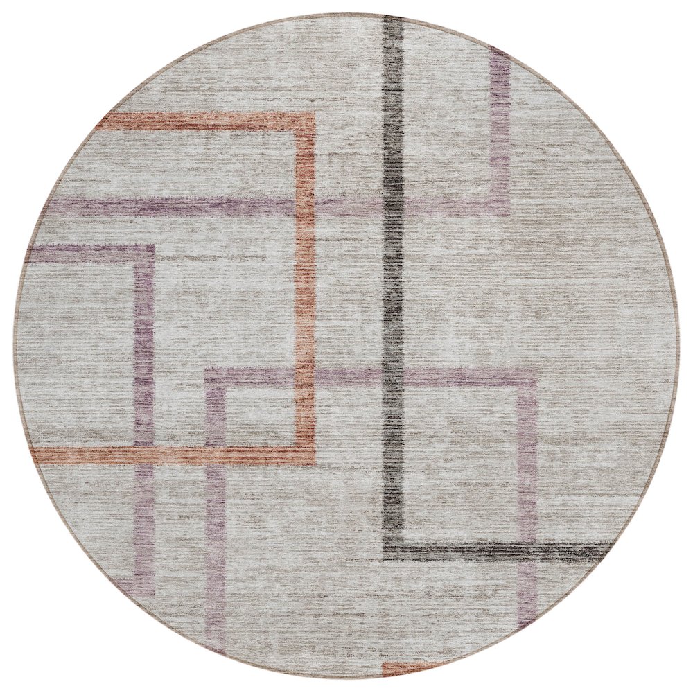 Chantille ACN826 Brown 8' x 8' Rug. Picture 1