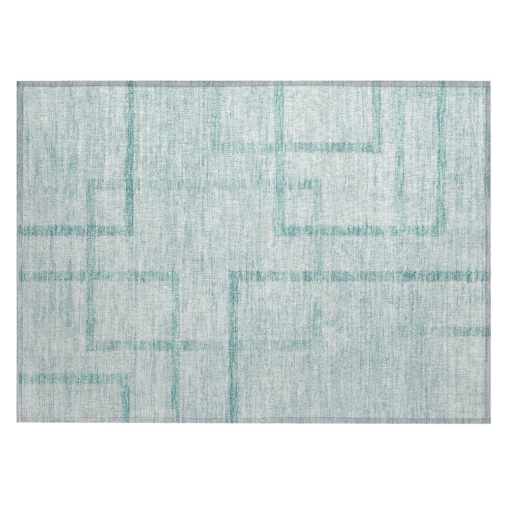 Chantille ACN827 Teal 1'8" x 2'6" Rug. Picture 1