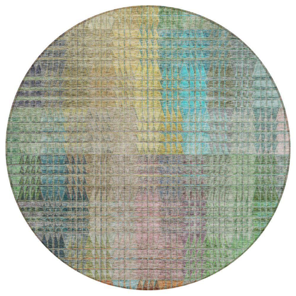 Chantille ACN828 Green 8' x 8' Rug. Picture 1