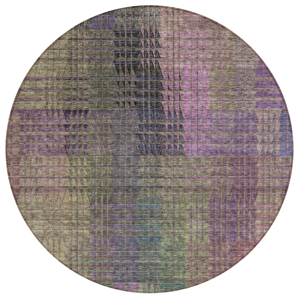 Chantille ACN828 Purple 8' x 8' Rug. Picture 1