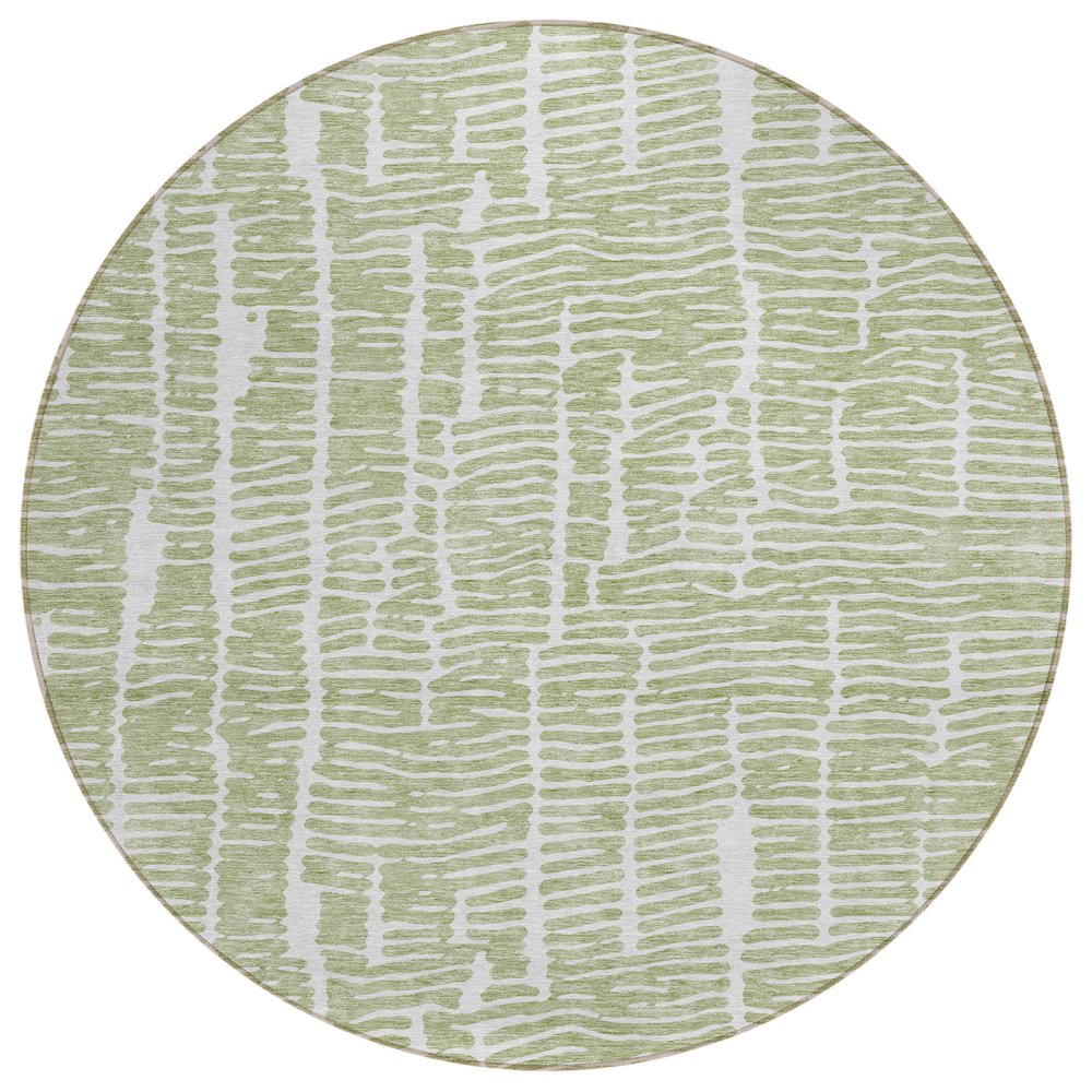 Chantille ACN830 Green 8' x 8' Rug. Picture 1