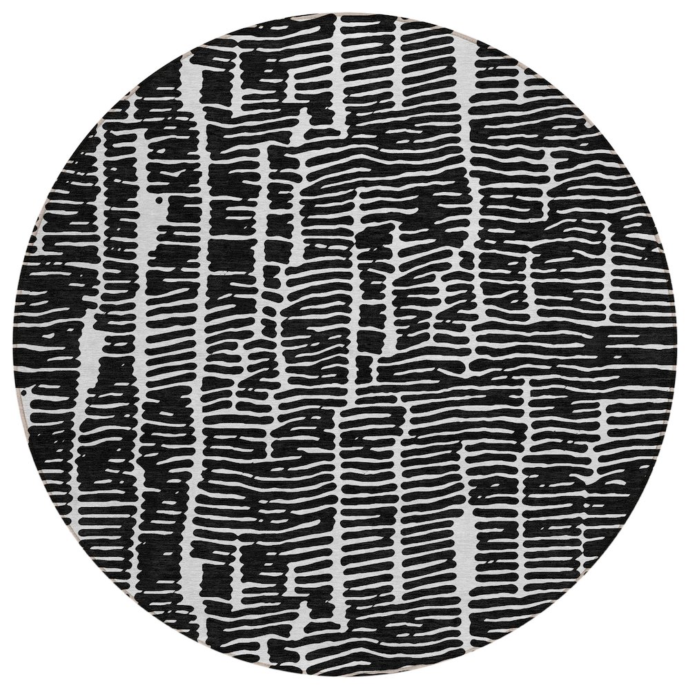 Chantille ACN830 Black 8' x 8' Rug. Picture 1
