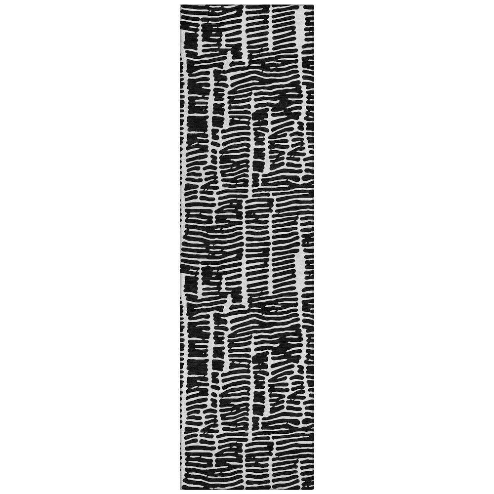 Chantille ACN830 Black 2'3" x 7'6" Rug. Picture 1