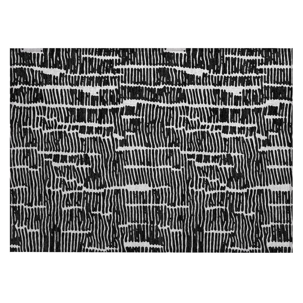 Chantille ACN830 Black 1'8" x 2'6" Rug. Picture 1