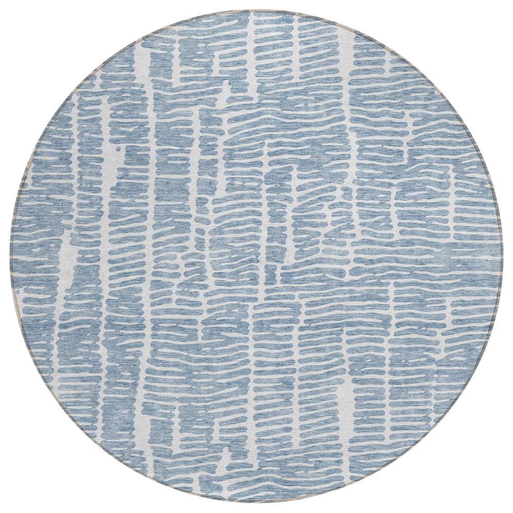 Chantille ACN830 Blue 8' x 8' Rug. Picture 1