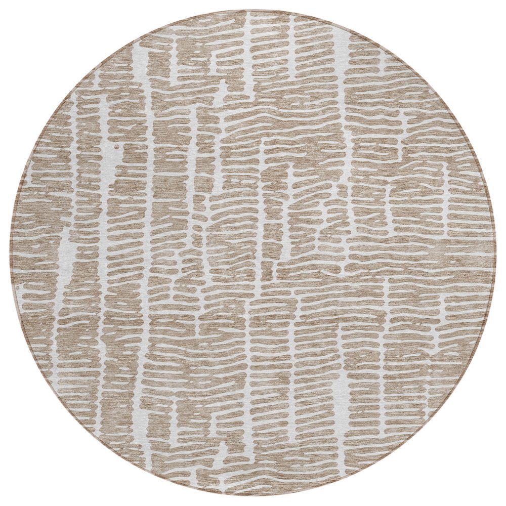 Chantille ACN830 Brown 8' x 8' Rug. Picture 1