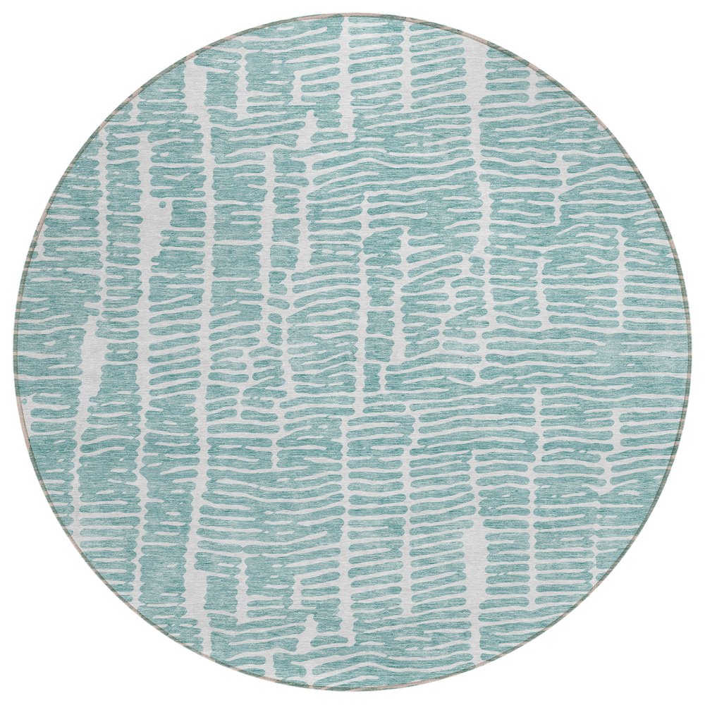 Chantille ACN830 Teal 8' x 8' Rug. Picture 1