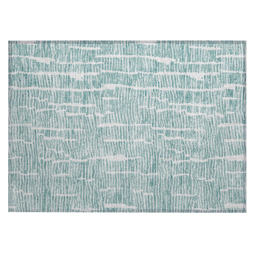Chantille ACN830 Teal 1'8" x 2'6" Rug. Picture 1