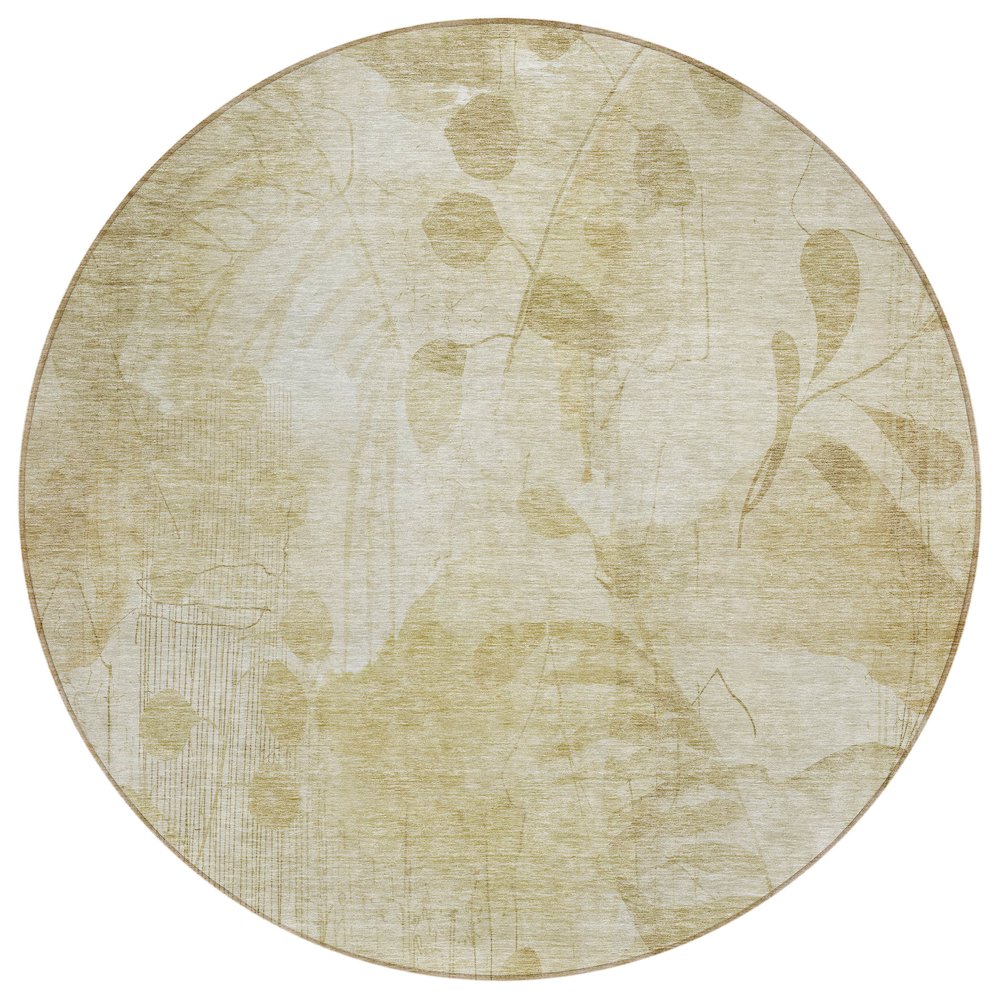 Chantille ACN832 Brown 8' x 8' Rug. Picture 1