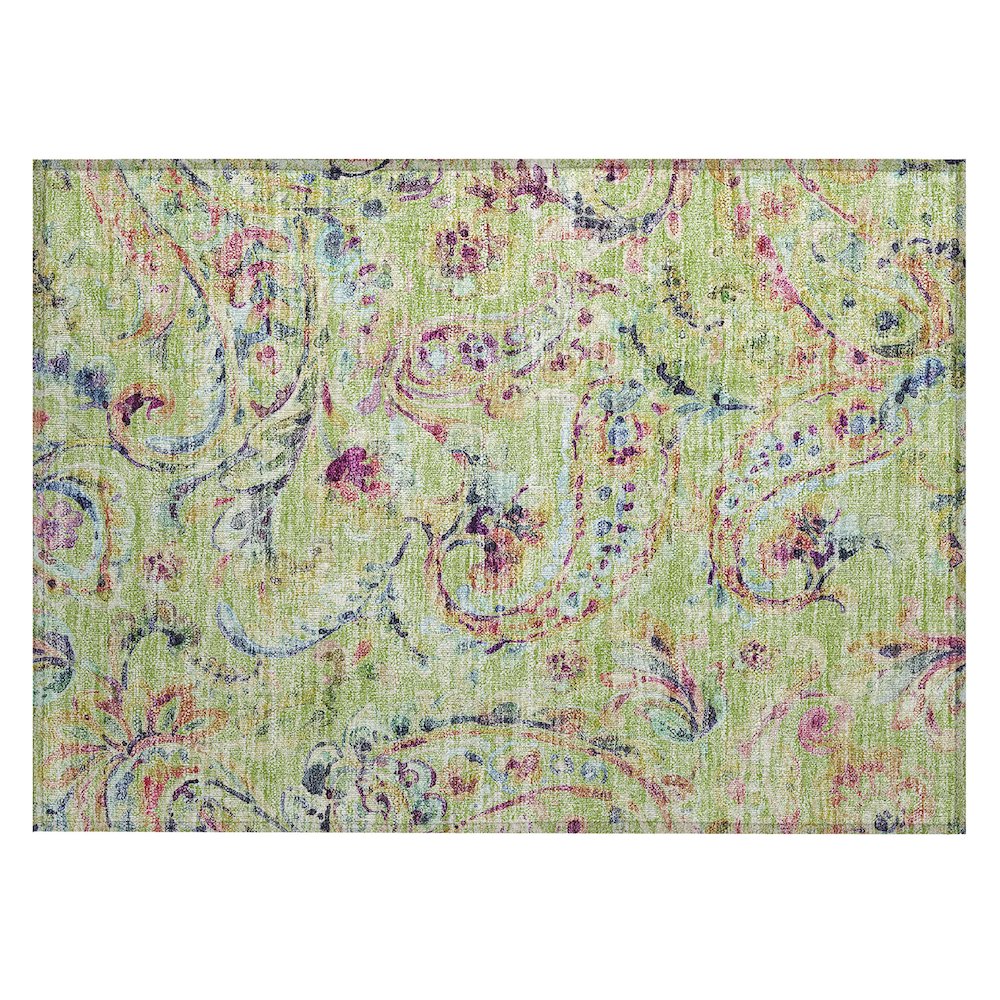 Chantille ACN834 Green 1'8" x 2'6" Rug. Picture 1