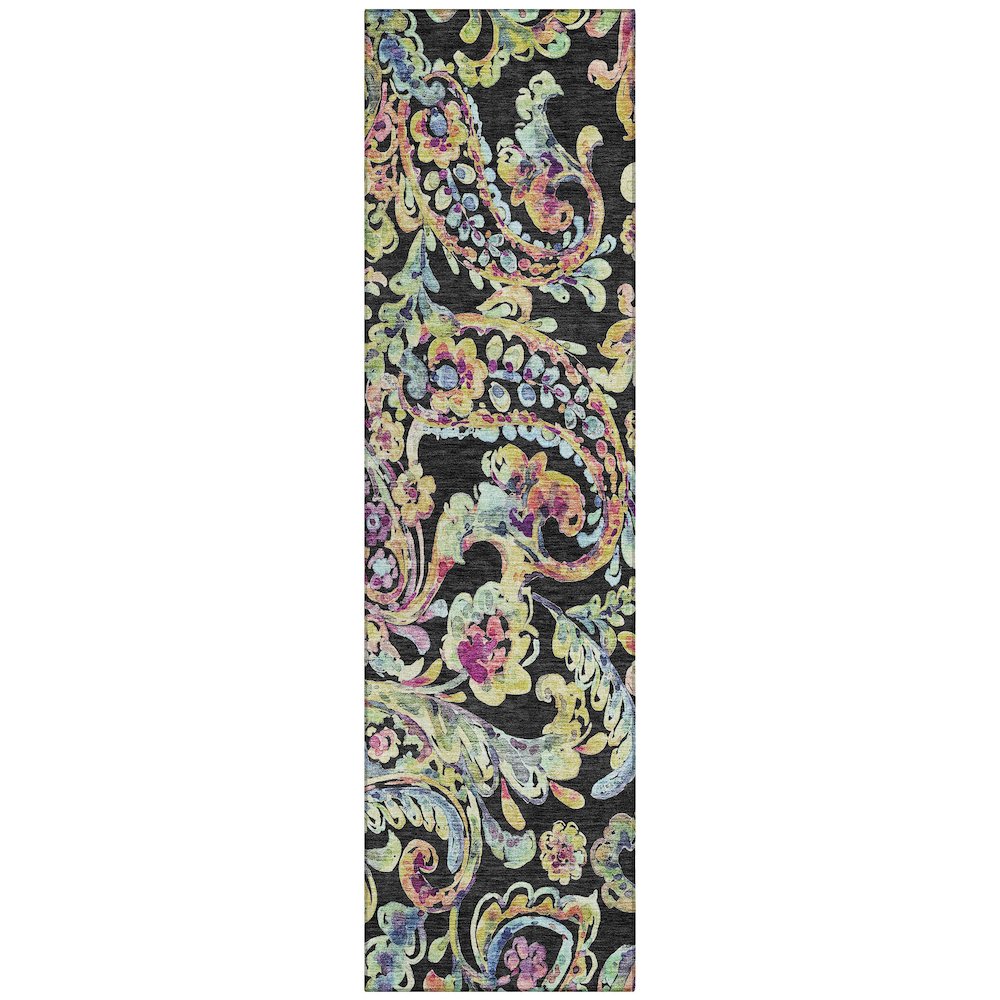 Chantille ACN834 Black 2'3" x 7'6" Rug. Picture 1