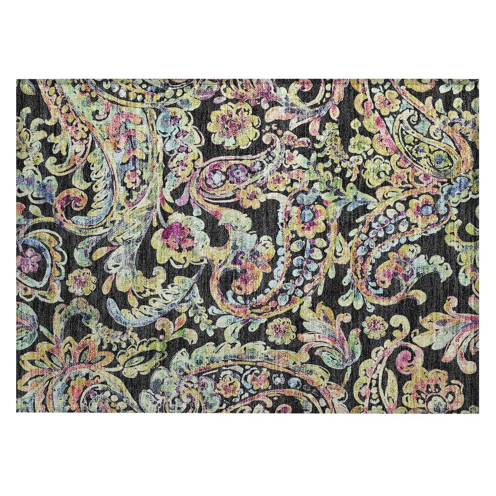 Chantille ACN834 Black 1'8" x 2'6" Rug. Picture 1