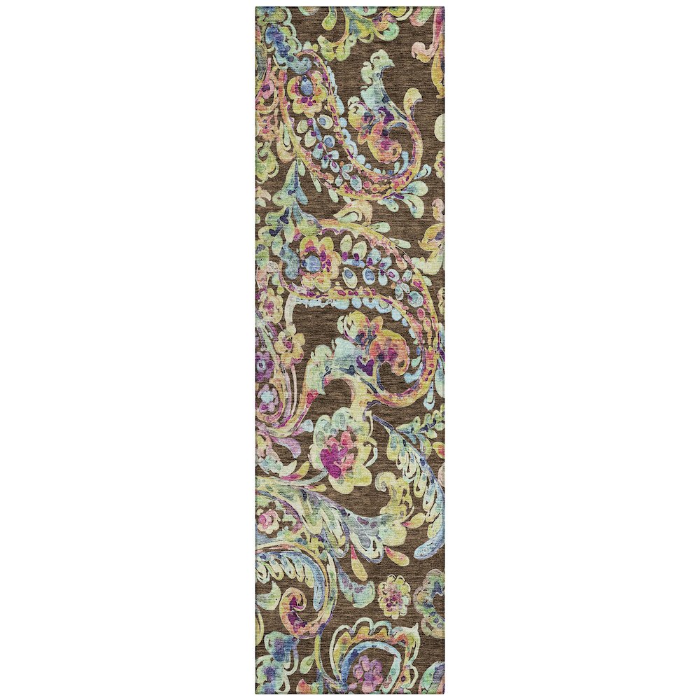 Chantille ACN834 Brown 2'3" x 7'6" Rug. Picture 1