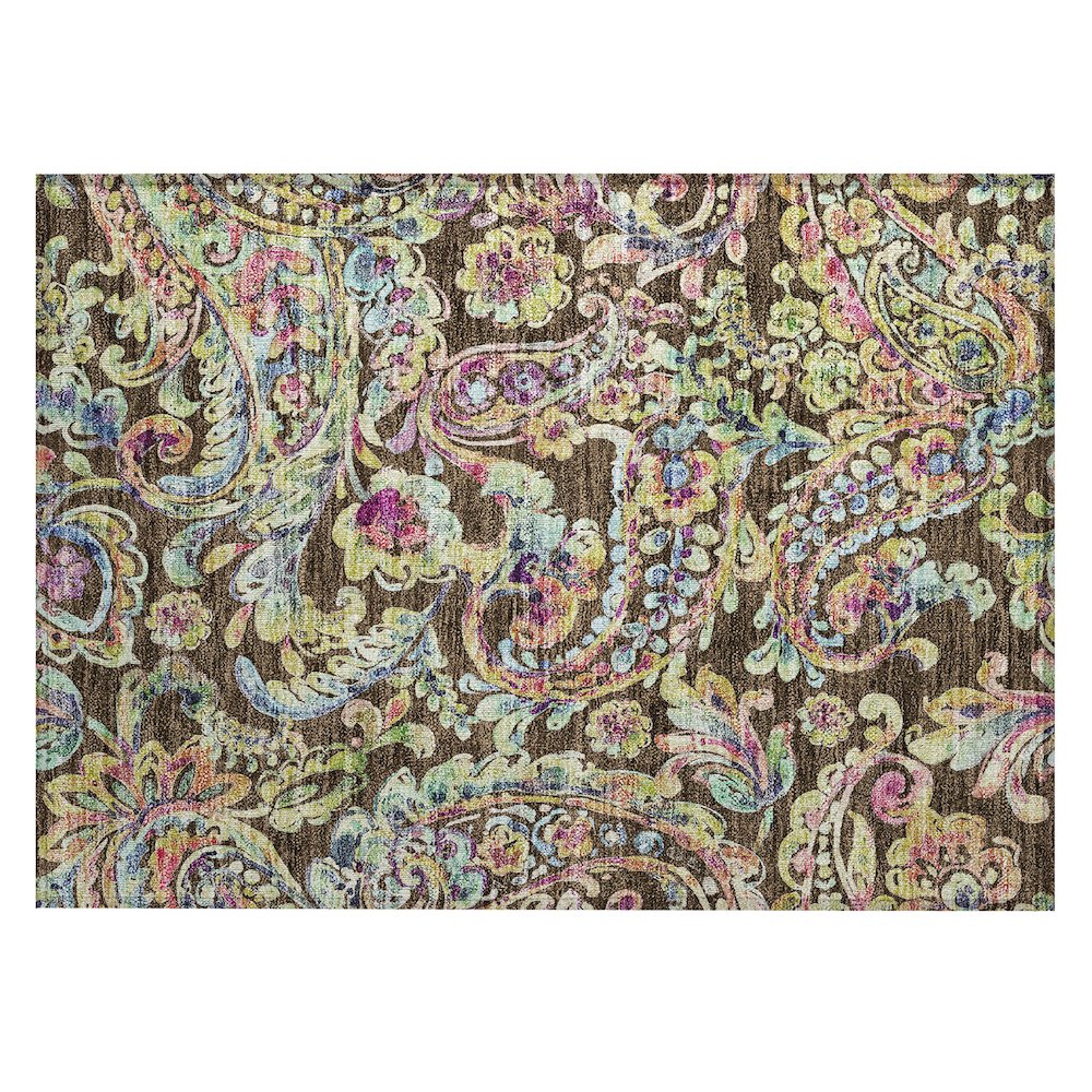 Chantille ACN834 Brown 1'8" x 2'6" Rug. Picture 1