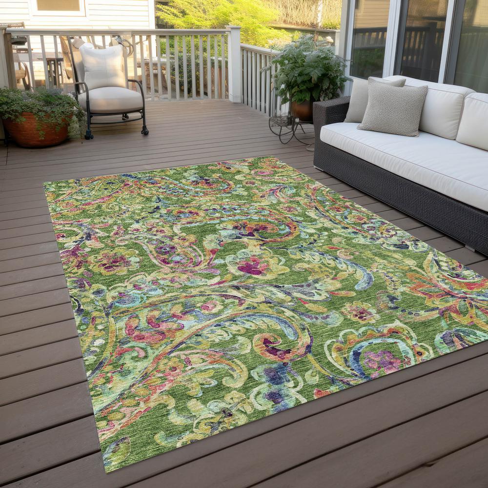 Chantille ACN834 Green 2'6" x 3'10" Rug. Picture 8