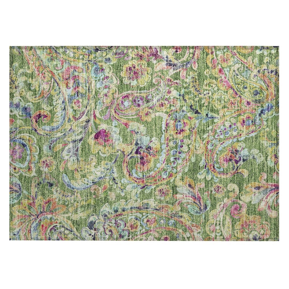 Chantille ACN834 Green 1'8" x 2'6" Rug. Picture 1