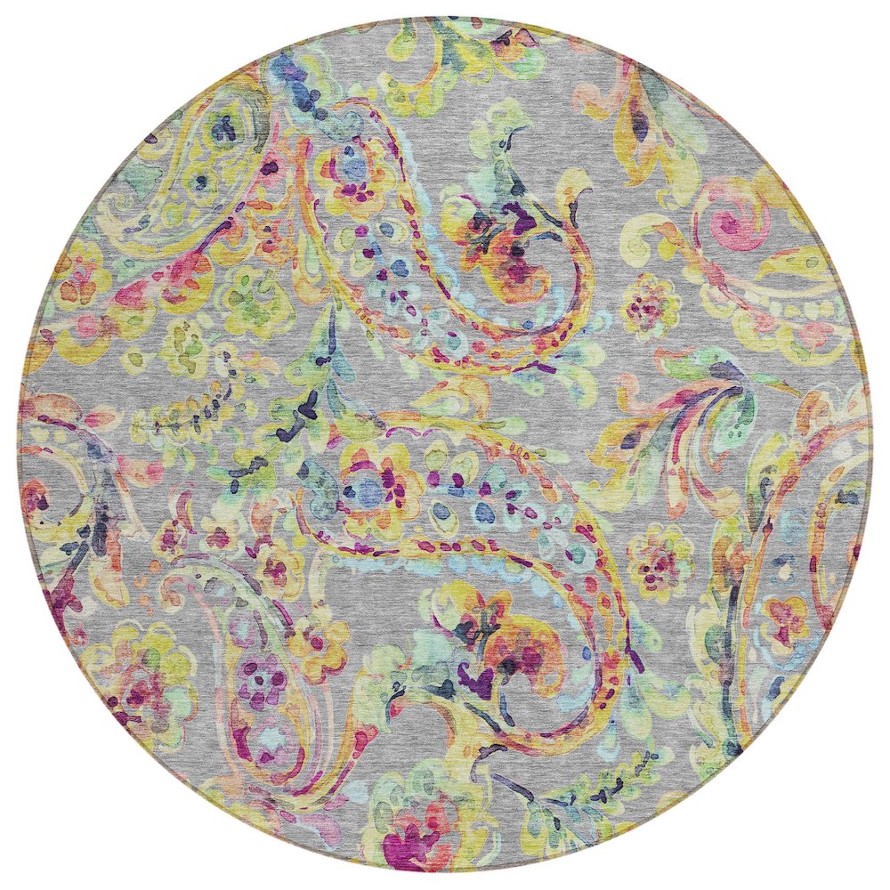 Chantille ACN834 Gray 8' x 8' Rug. Picture 1