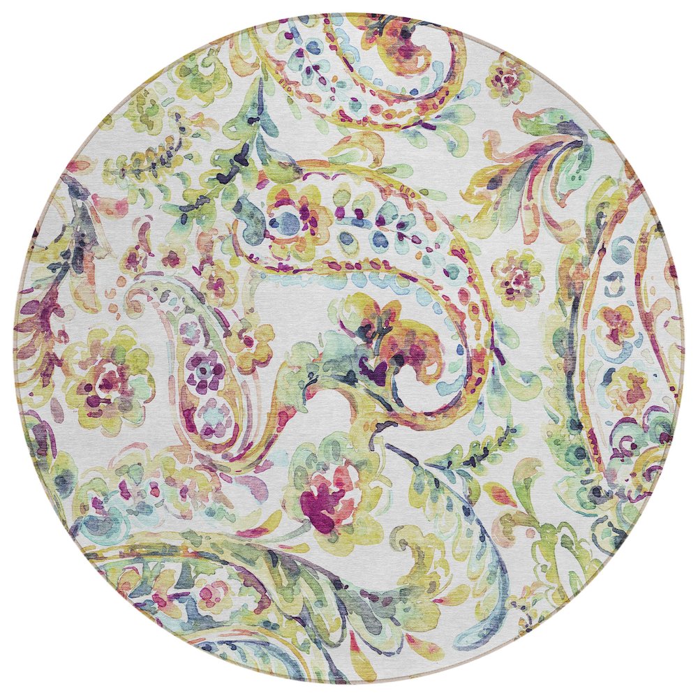Chantille ACN834 Ivory 8' x 8' Rug. Picture 1