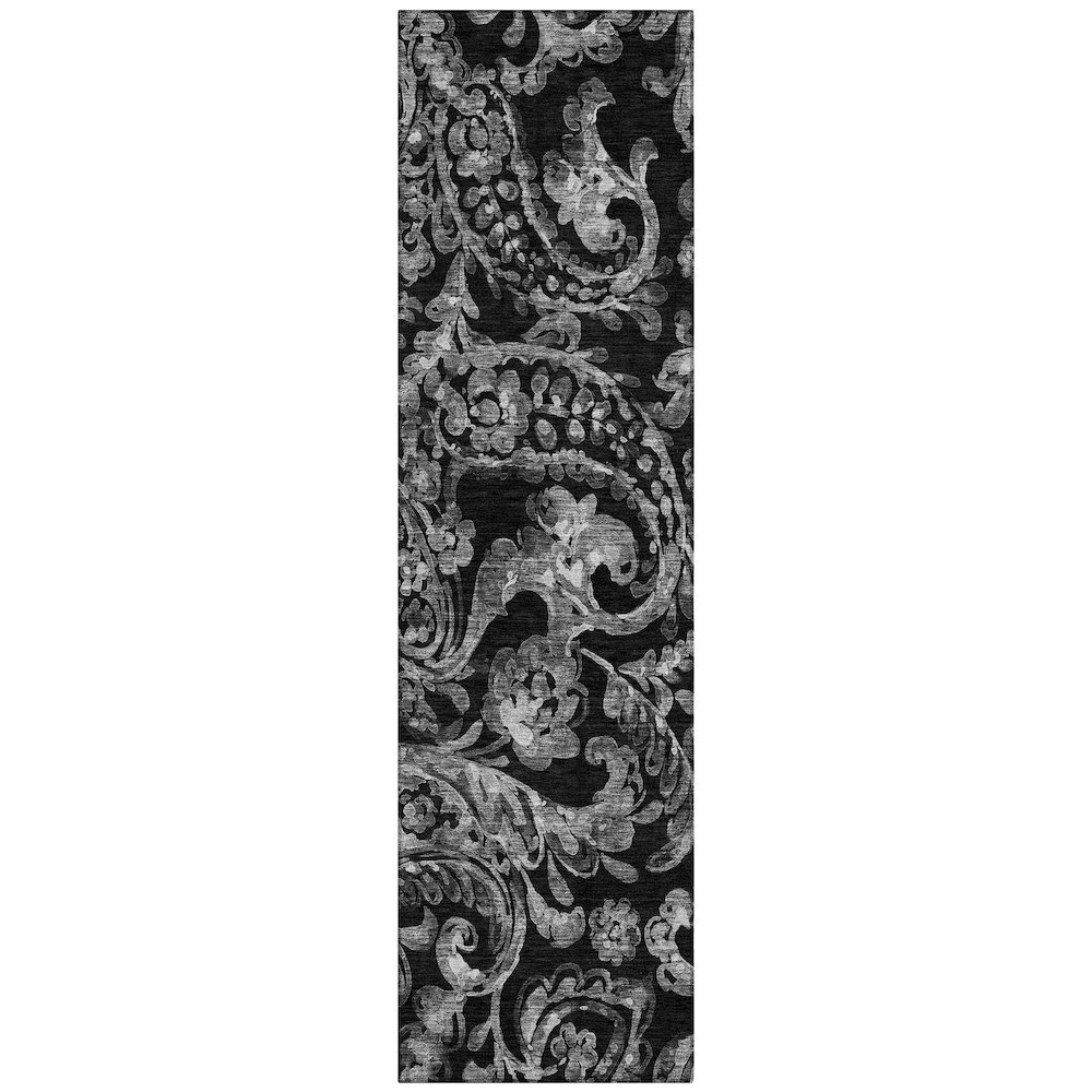 Chantille ACN835 Black 2'3" x 7'6" Rug. Picture 1