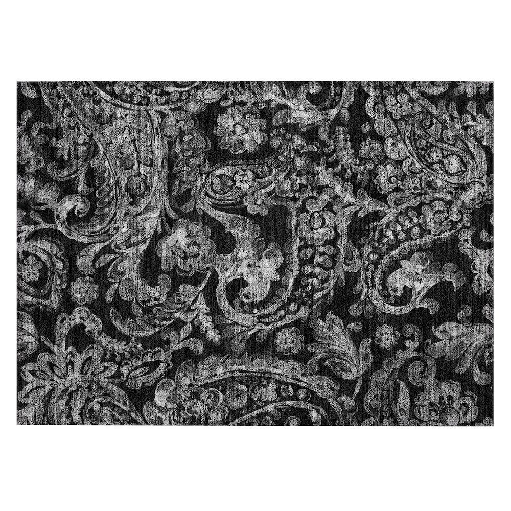 Chantille ACN835 Black 1'8" x 2'6" Rug. Picture 1