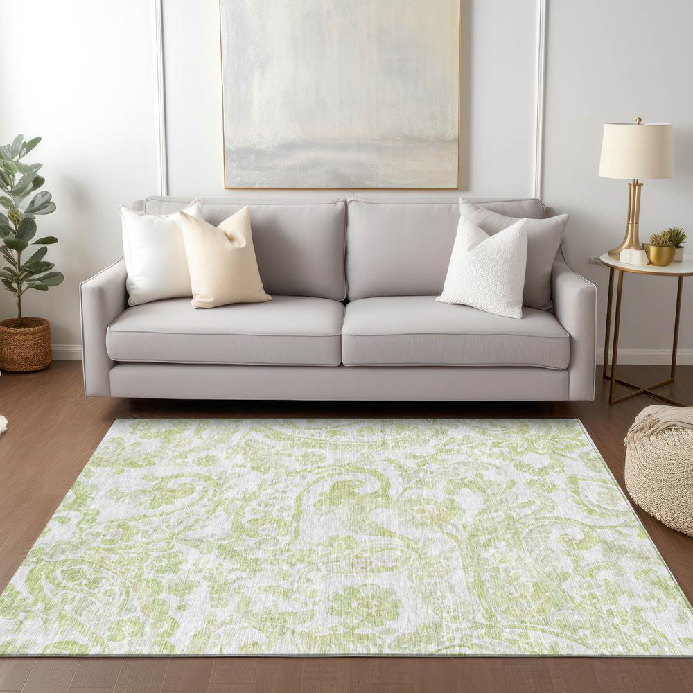 Chantille ACN835 Green 2'6" x 3'10" Rug. Picture 6