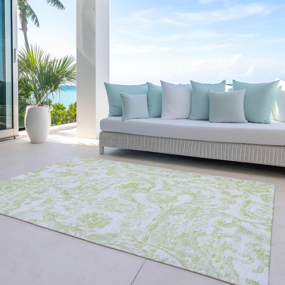 Chantille ACN835 Green 2'6" x 3'10" Rug. Picture 7