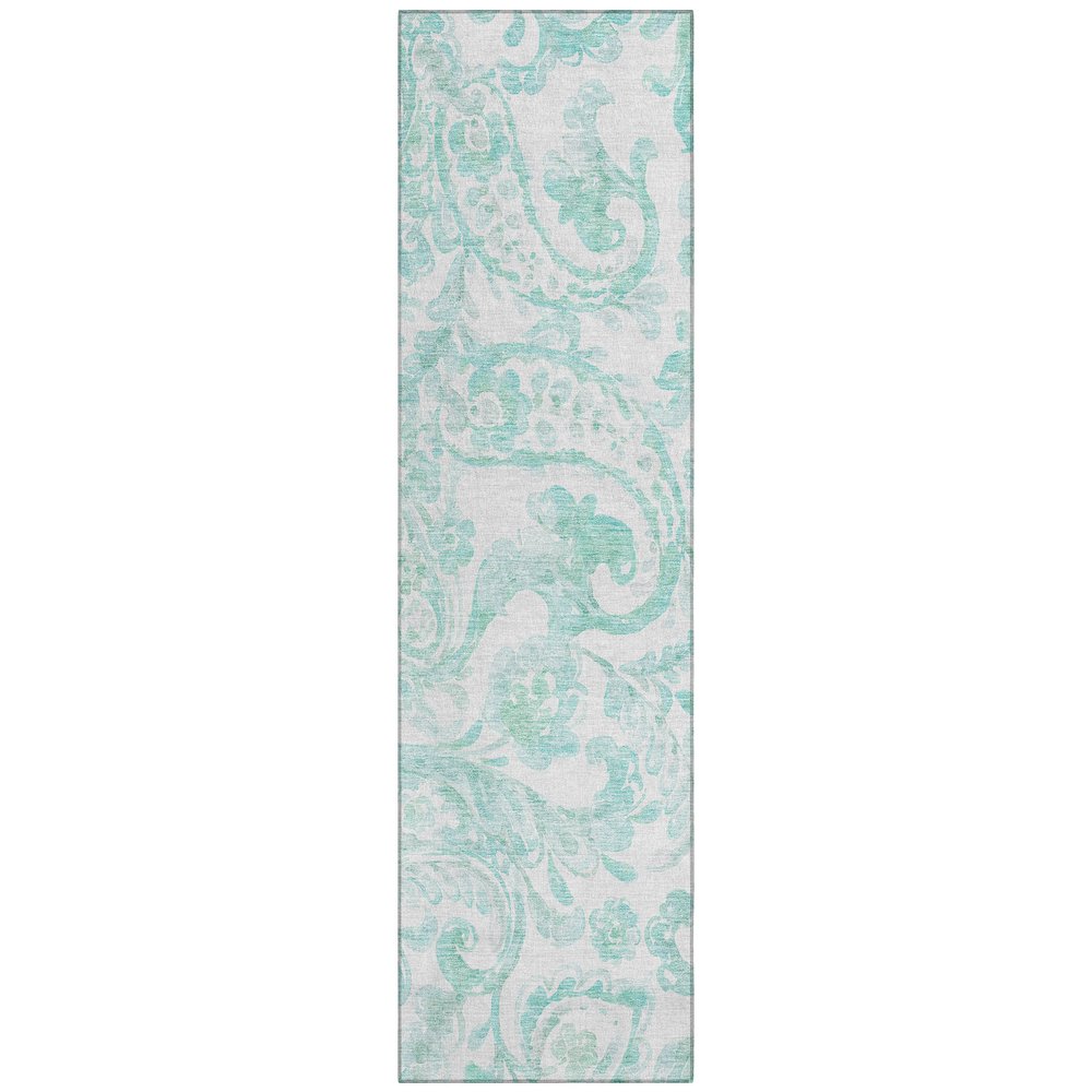 Chantille ACN835 Teal 2'3" x 7'6" Rug. Picture 1