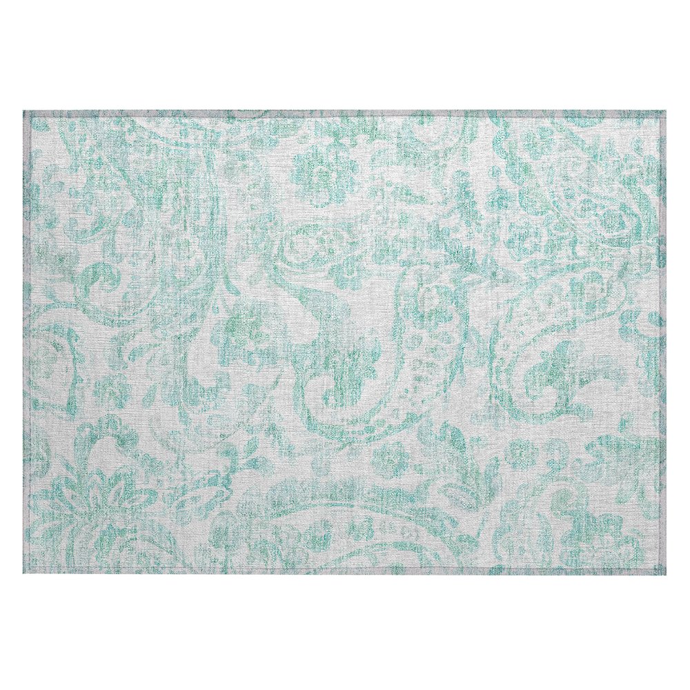 Chantille ACN835 Teal 1'8" x 2'6" Rug. Picture 1