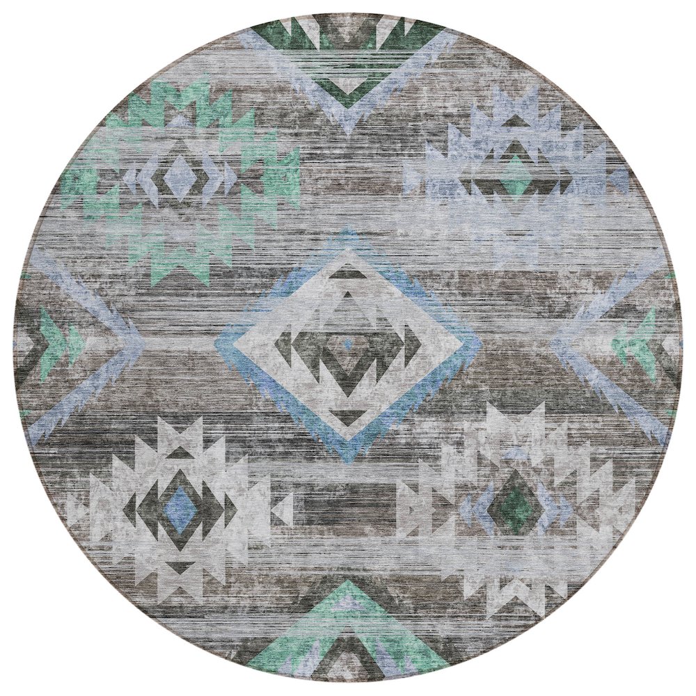 Chantille ACN836 Brown 8' x 8' Rug. Picture 1