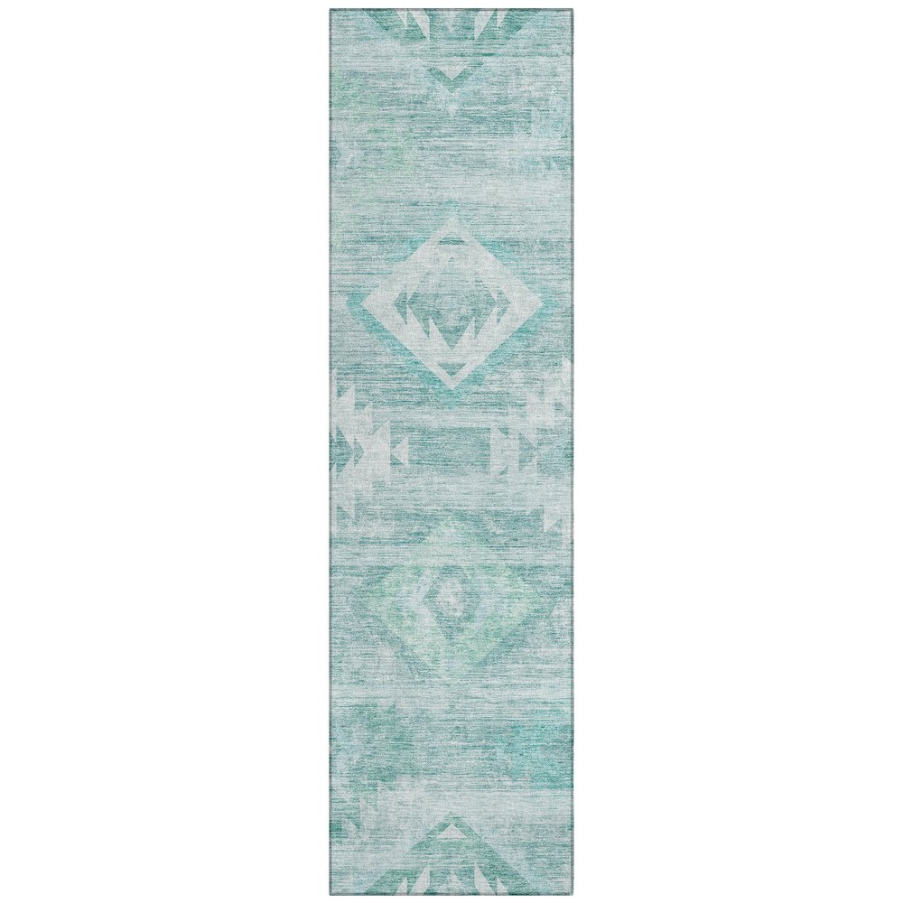 Chantille ACN837 Teal 2'3" x 7'6" Rug. Picture 1