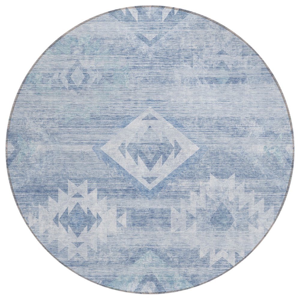Chantille ACN837 Blue 8' x 8' Rug. Picture 1