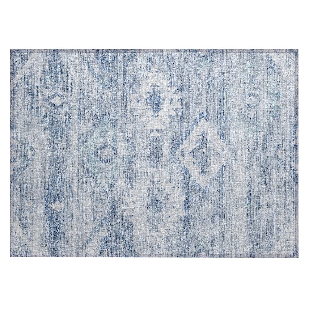 Chantille ACN837 Blue 1'8" x 2'6" Rug. Picture 1