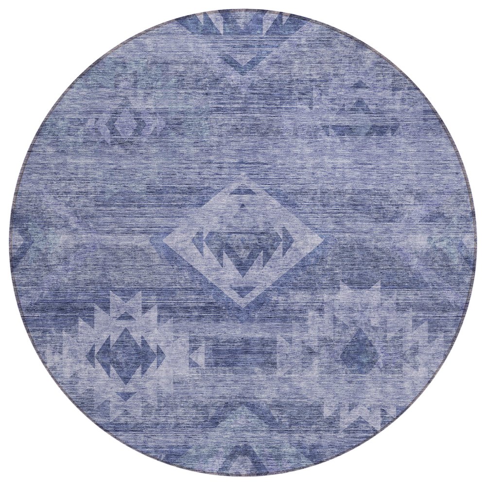 Chantille ACN837 Blue 8' x 8' Rug. Picture 1