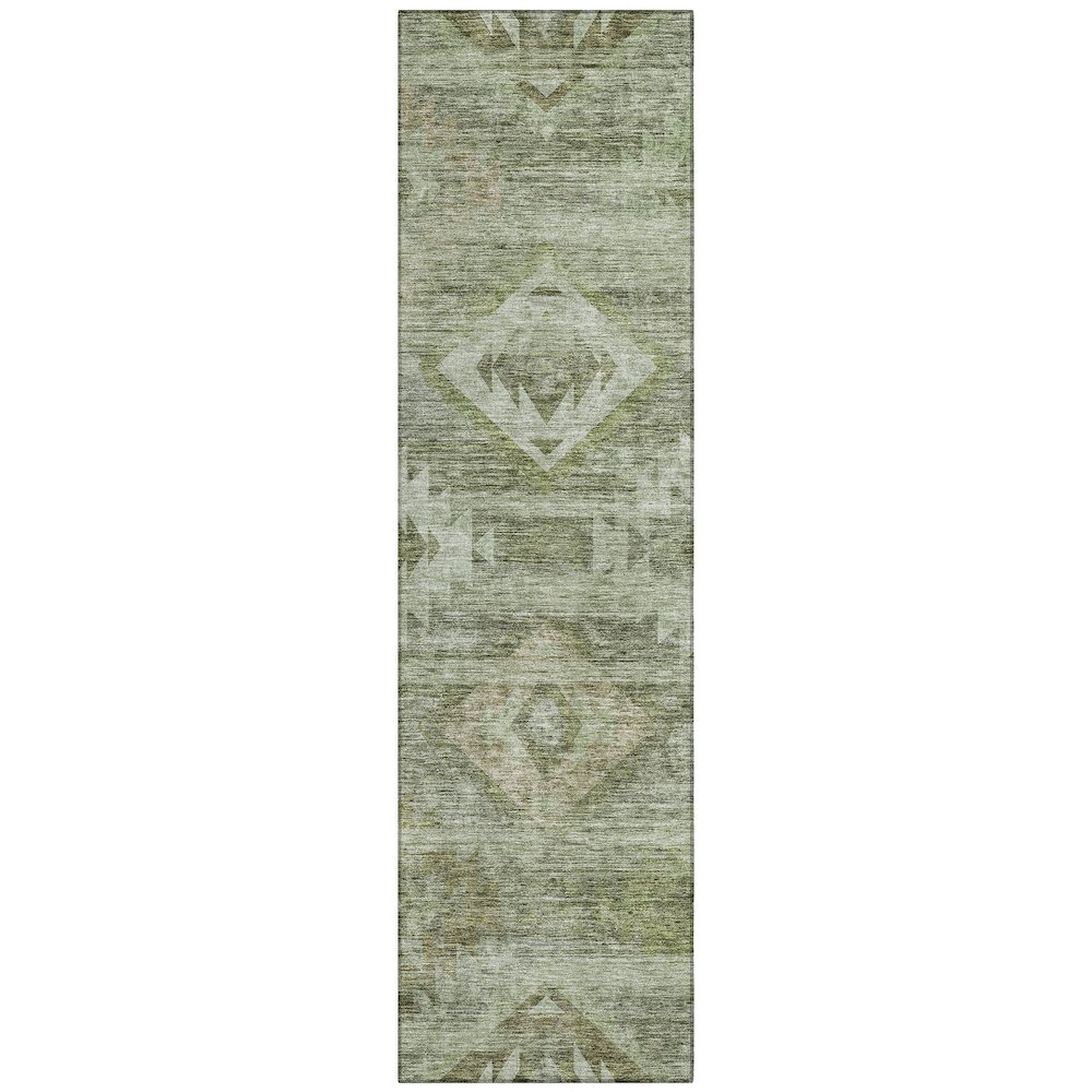 Chantille ACN837 Green 2'3" x 7'6" Rug. Picture 1