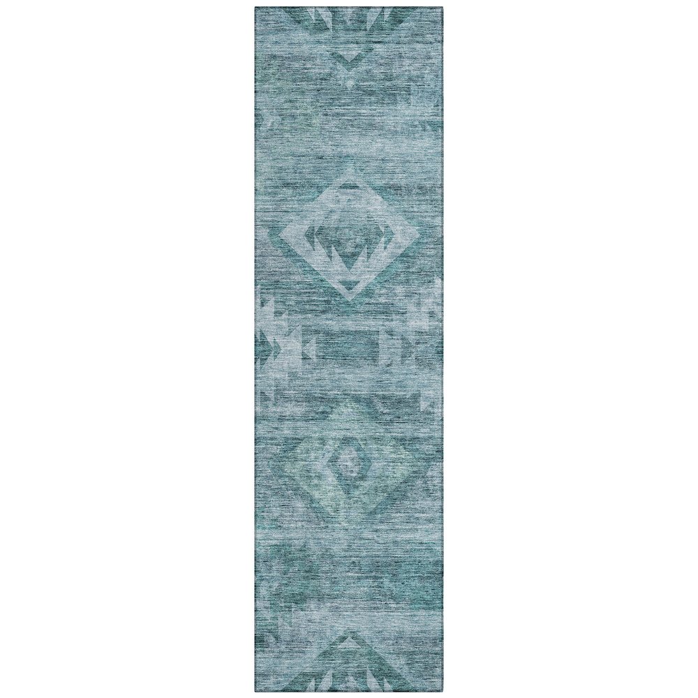 Chantille ACN837 Teal 2'3" x 7'6" Rug. Picture 1