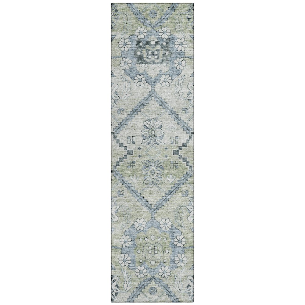 Chantille ACN841 Green 2'3" x 7'6" Rug. Picture 1