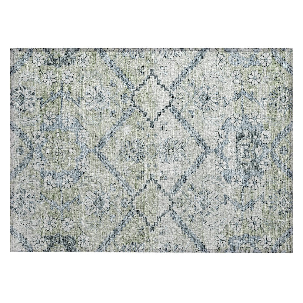 Chantille ACN841 Green 1'8" x 2'6" Rug. Picture 1