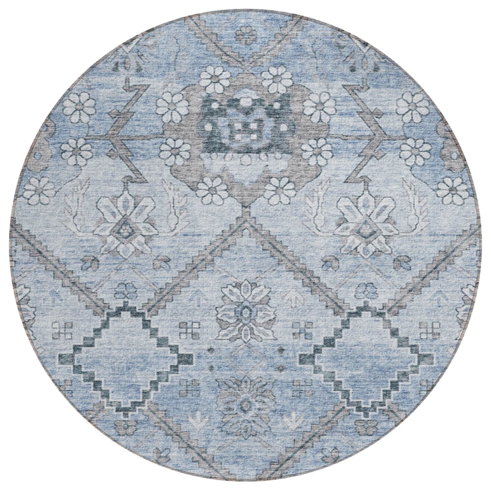 Chantille ACN841 Blue 8' x 8' Rug. Picture 1