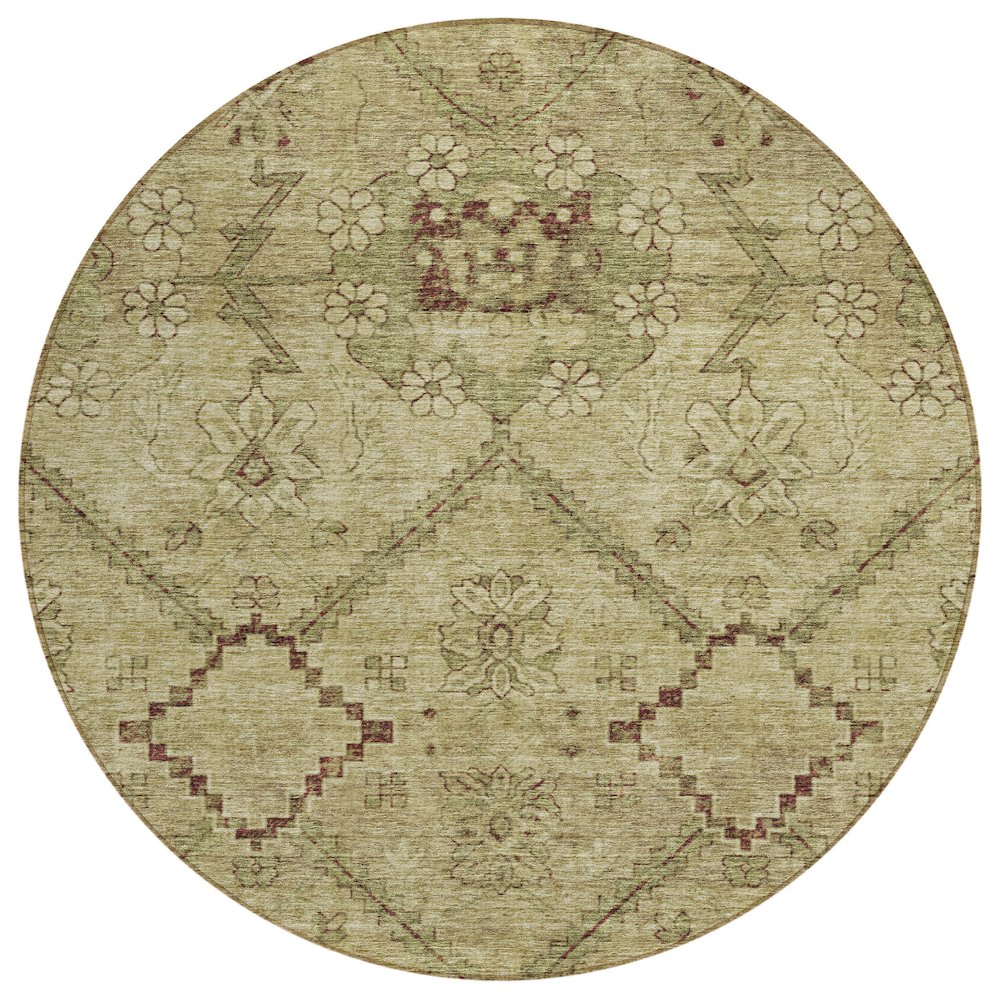 Chantille ACN842 Brown 8' x 8' Rug. Picture 1