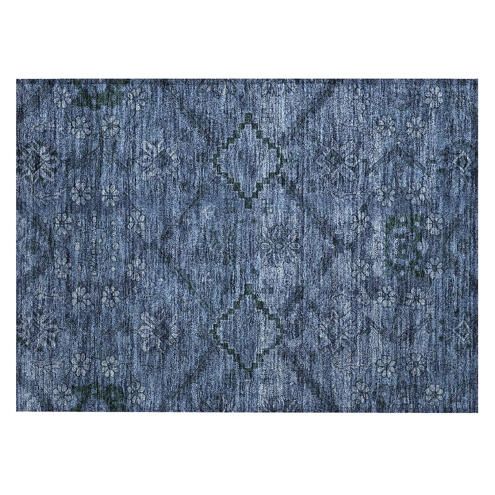 Chantille ACN842 Blue 1'8" x 2'6" Rug. Picture 1