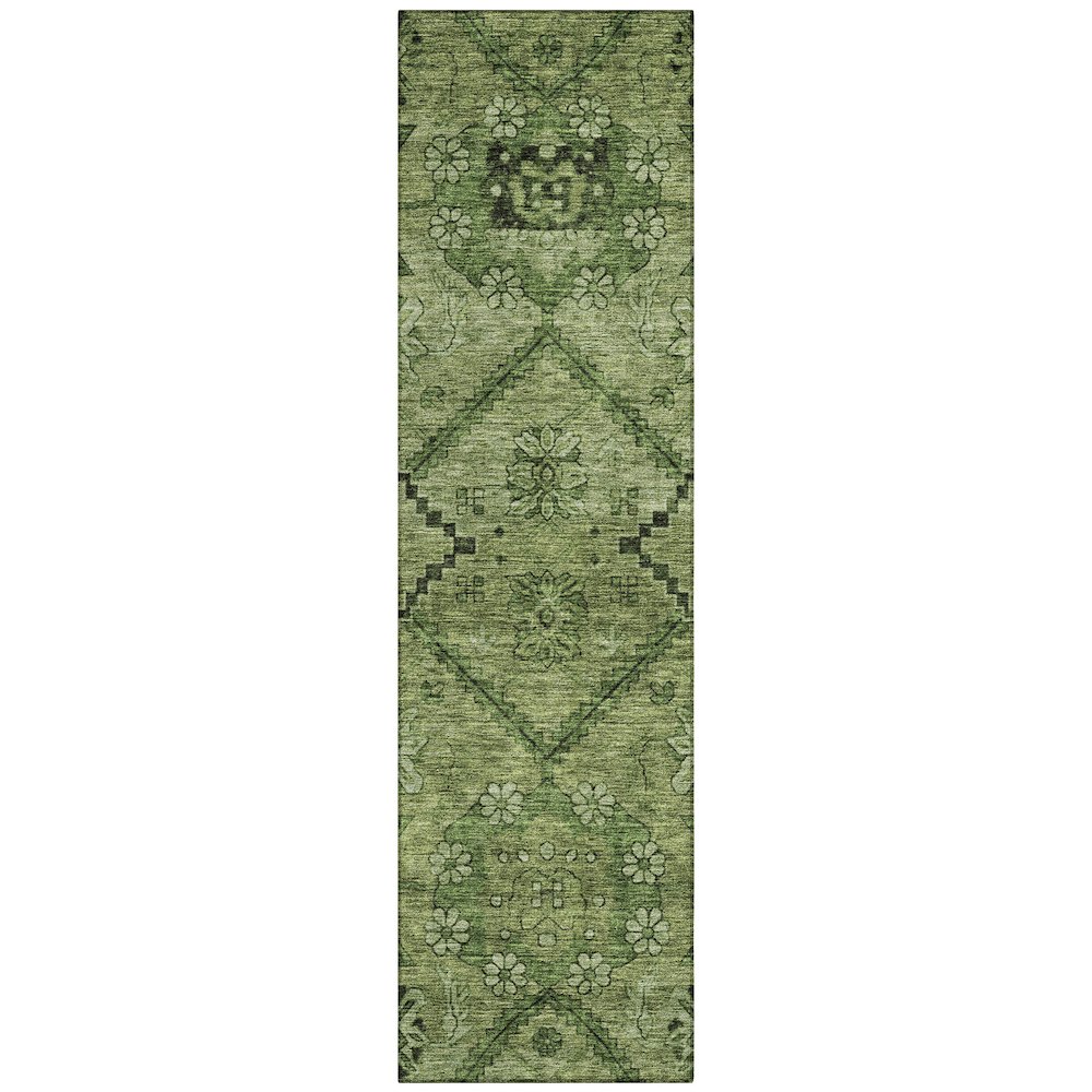 Chantille ACN842 Green 2'3" x 7'6" Rug. Picture 1