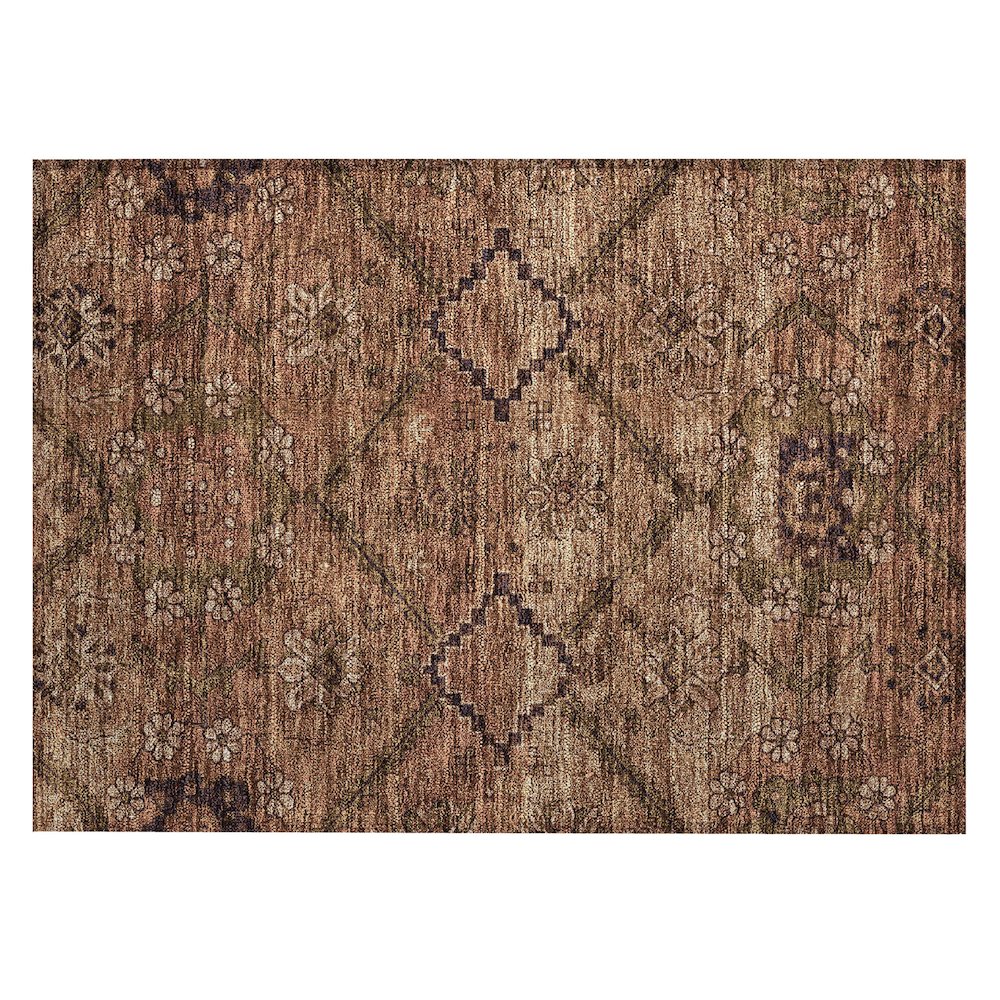 Chantille ACN842 Orange 1'8" x 2'6" Rug. Picture 1